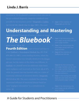 cover image of Understanding and Mastering The Bluebook